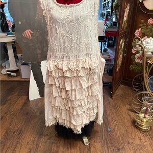 Magnolia Pearl Risette Apron Dress